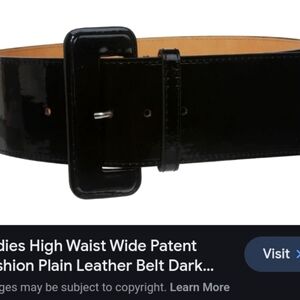 Wide black belt 3inches New